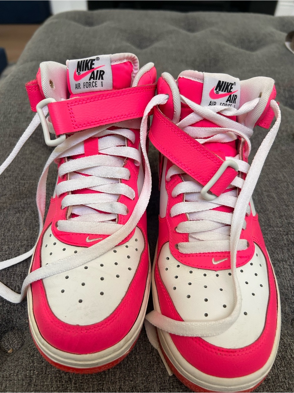Nike Youth Air Force 1 - High-Top Sneakers Hot Pink